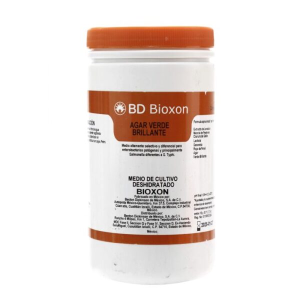 AGAR VERDE BRILLANTE. 450G. BIOXON